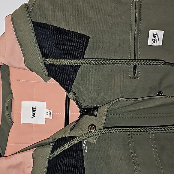 VANS Army Green Drill Chore Coat (XS) - Picture 2 of 10
